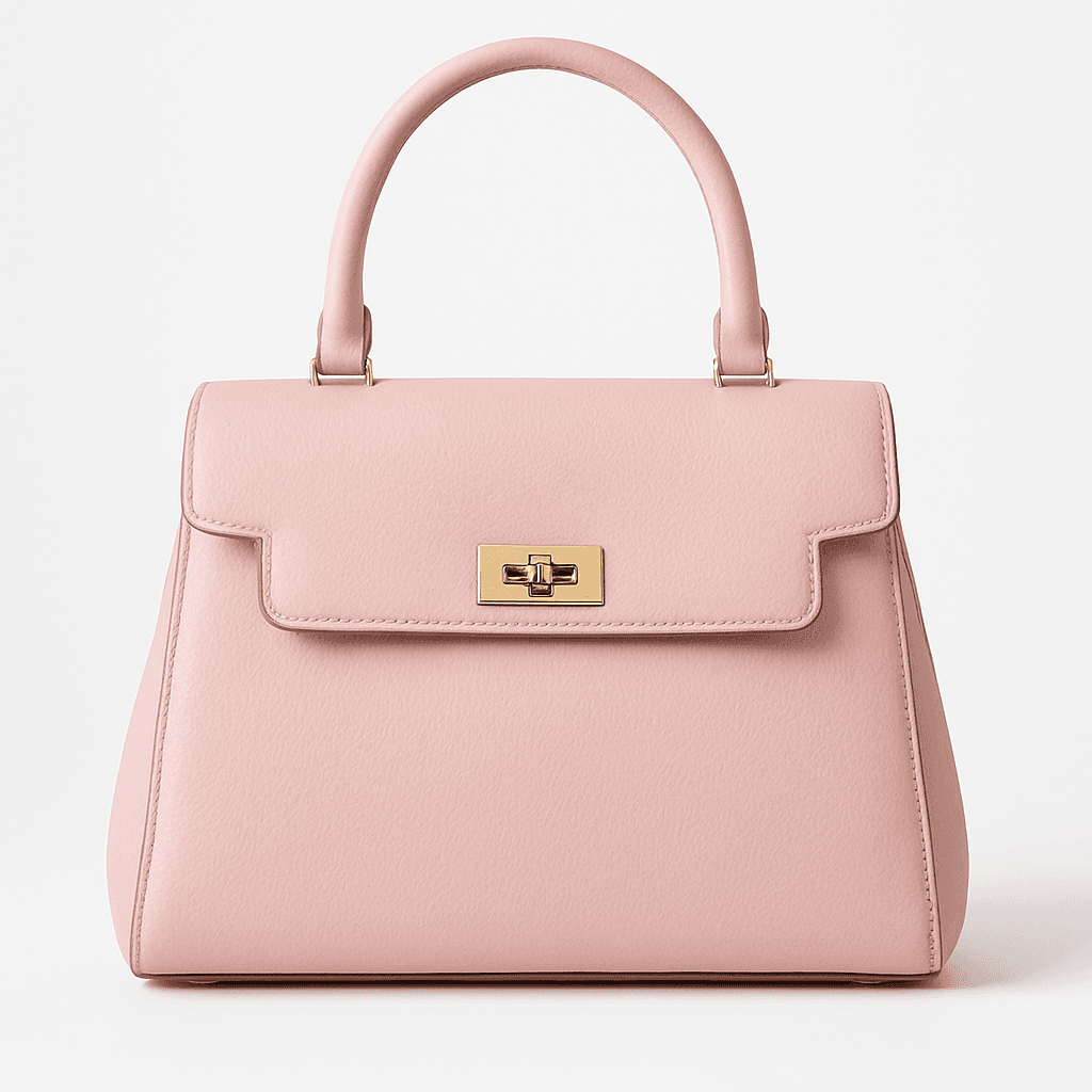 Handbag on transparent background