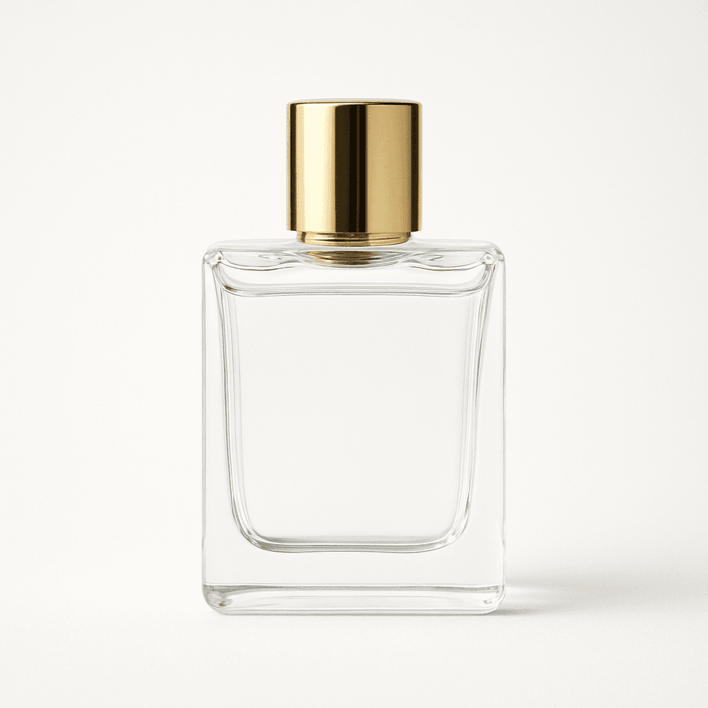 Perfume on transparent background