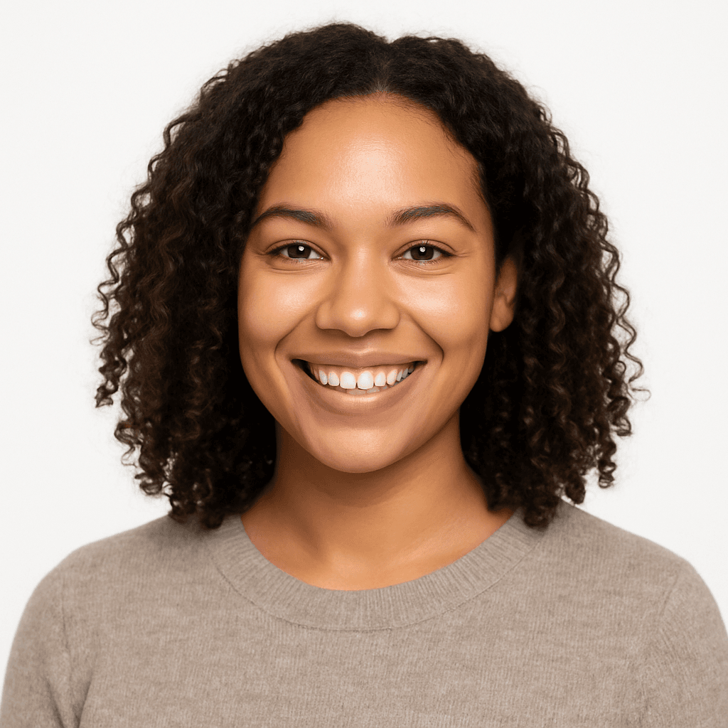 Portrait on transparent background